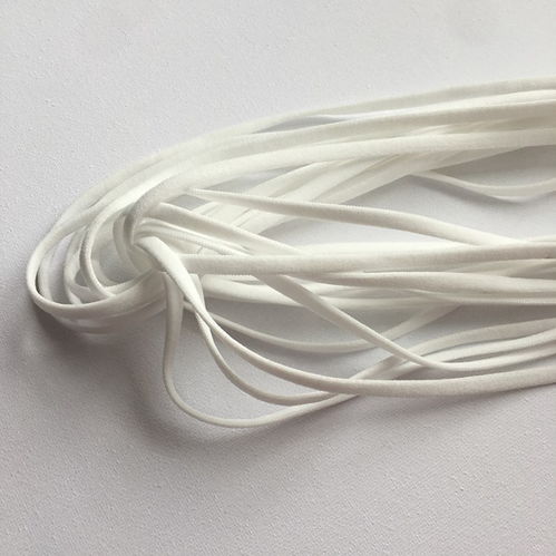 源欣泉纺织现货4mm宽一次性医用口罩松紧带——高品质服装辅料之选